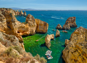 Ponta da Piedade, Lagos, die Algarve, Ponta da Piedade, Lagos, die Algarve,